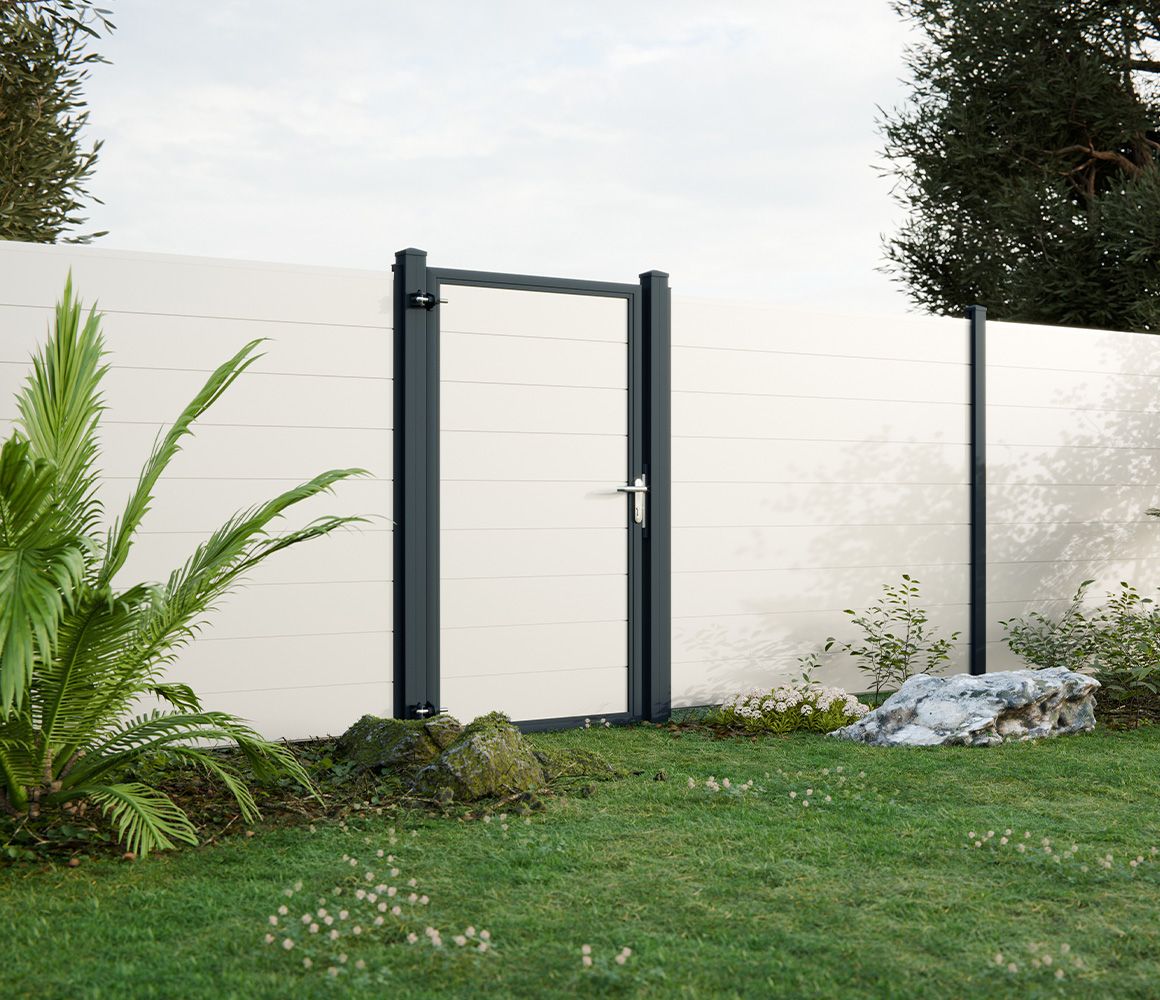 PVC-Sichtschutz-Gartentor